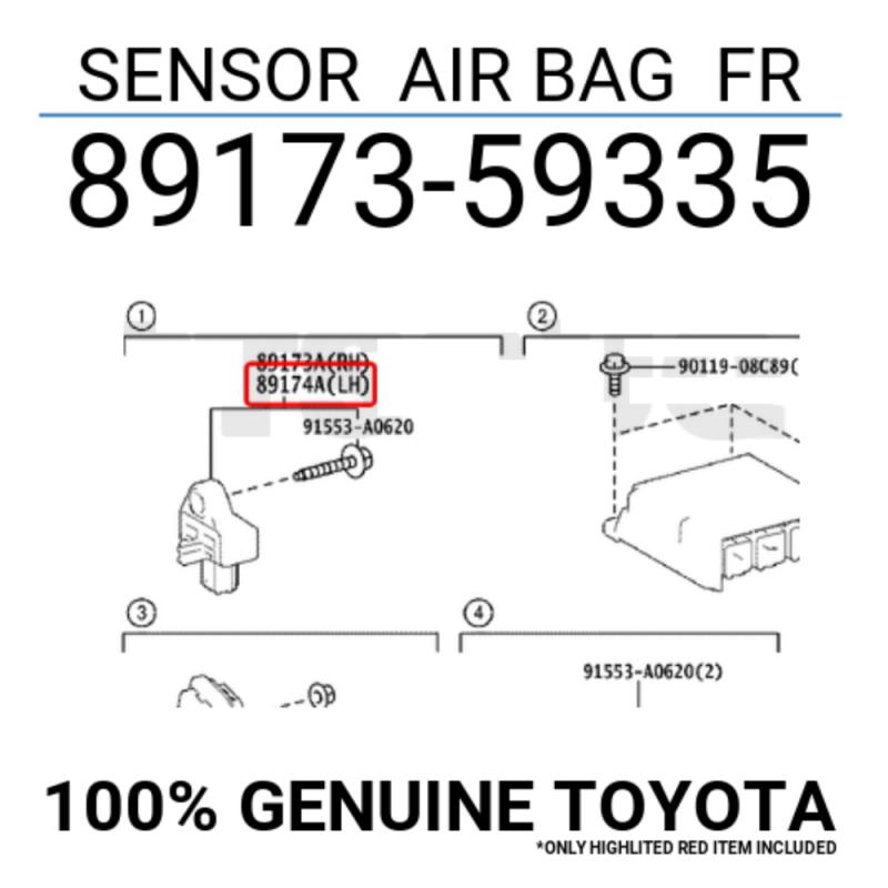 Sensor Assembly Air Bag Front Center - 8917359335
